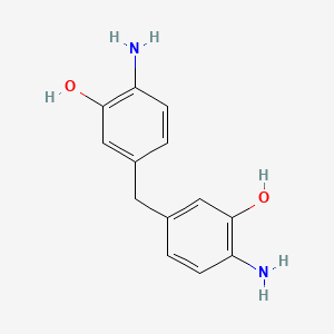 molecular formula C13H14N2O2 B1607468 5,5'-Methylenebis(2-aminophenol) CAS No. 22428-30-4