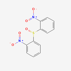 molecular formula C12H8N2O5S B1607473 Hydroxy(2-((2-(hydroxy(oxido)amino)phenyl)sulfinyl)phenyl)azane oxide CAS No. 30388-70-6