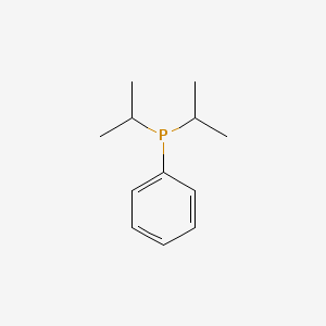 molecular formula C12H19P B1607478 Phosphine, bis(1-methylethyl)phenyl- CAS No. 6372-43-6
