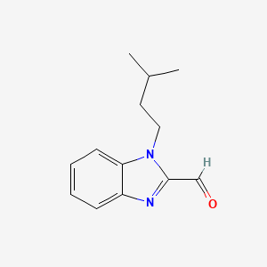 1-(3-methylbutyl)-1H-benzimidazole-2-carbaldehyde