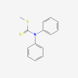 molecular formula C14H13NS2 B1607495 Methyl diphenylcarbamodithioate CAS No. 71195-52-3