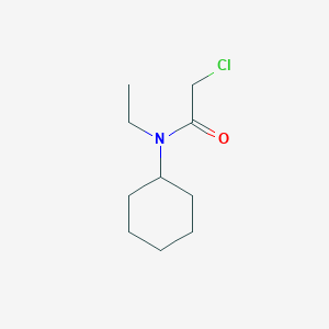 molecular formula C10H18ClNO B1607496 2-chloro-N-cyclohexyl-N-ethyl-acetamide CAS No. 2567-61-5