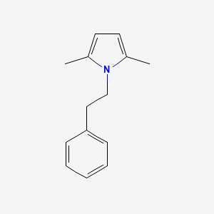 molecular formula C14H17N B1607497 2,5-Dimethyl-1-phenethyl-1H-pyrrole CAS No. 50691-34-4