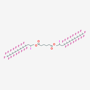 molecular formula C28H18F34I2O4 B1607506 Bis[2-iodo-3-(perfluorooctyl)propyl]adipate CAS No. 238742-84-2
