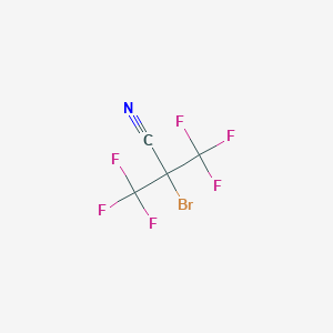 molecular formula C4BrF6N B1607507 2-Bromo-2-cyanohexafluoropropane CAS No. 52198-56-8