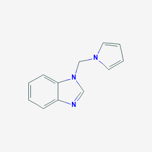 B160751 1-(Pyrrol-1-ylmethyl)benzimidazole CAS No. 139003-45-5