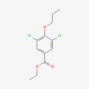 molecular formula C12H14Cl2O3 B1607511 Ethyl 3,5-dichloro-4-propoxybenzoate CAS No. 40689-35-8