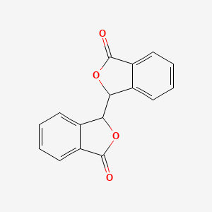 molecular formula C16H10O4 B1607513 3-(3-oxo-1H-2-benzofuran-1-yl)-3H-2-benzofuran-1-one CAS No. 4281-21-4