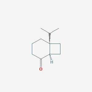 molecular formula C11H18O B160753 (1R,6S)-6-Propan-2-ylbicyclo[4.2.0]octan-2-one CAS No. 137143-75-0