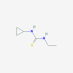 molecular formula C6H12N2S B1607549 1-Cyclopropyl-3-ethylthiourea CAS No. 32900-08-6