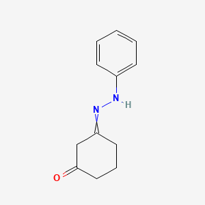 molecular formula C12H14N2O B1607552 (Z)-3-(2-Phenylhydrazono)cyclohexanone CAS No. 27385-45-1