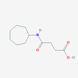 molecular formula C11H19NO3 B1607558 4-(Cycloheptylamino)-4-oxobutanoic acid CAS No. 545349-11-9