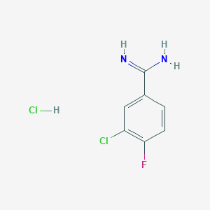 3-Chloro-4-fluoro-benzamidine hydrochloride