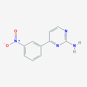molecular formula C10H8N4O2 B1607592 4-(3-Nitrophenyl)pyrimidin-2-amine CAS No. 240136-69-0