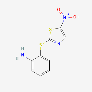 2-(2-Aminophenylthio)-5-nitrothiazole