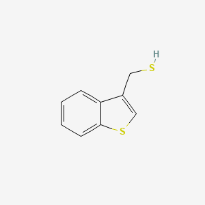 molecular formula C9H8S2 B1607594 Benzo[b]thiophene-3-methanethiol CAS No. 32259-23-7