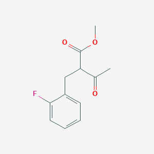Methyl 2-[(2-fluorophenyl)methyl]-3-oxobutanoate