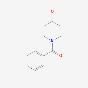 molecular formula C12H13NO2 B160762 N-苯甲酰-4-哌啶酮 CAS No. 24686-78-0