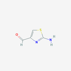 molecular formula C4H4N2OS B1607623 2-Aminothiazole-4-carbaldehyde CAS No. 98020-38-3