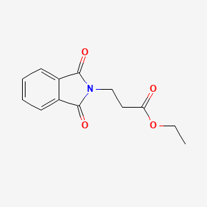 molecular formula C13H13NO4 B1607649 Ethyl 3-(1,3-dioxoisoindolin-2-yl)propanoate CAS No. 4561-06-2
