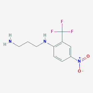 N1-(4-Nitro-2-trifluoromethyl-phenyl)-propane-1,3-diamine