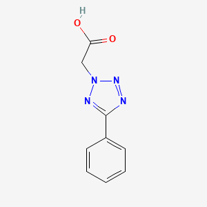 molecular formula C9H8N4O2 B1607659 (5-phenyl-2H-tetrazol-2-yl)acetic acid CAS No. 21743-68-0