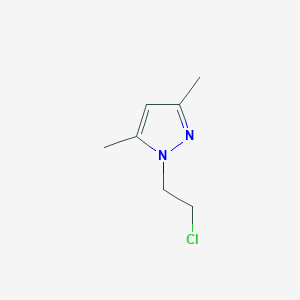 molecular formula C7H11ClN2 B1607660 1-(2-chloroethyl)-3,5-dimethyl-1H-pyrazole CAS No. 38460-08-1