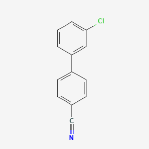 molecular formula C13H8ClN B1607666 4-(3-Chlorophenyl)benzonitrile CAS No. 5728-39-2