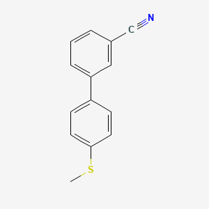 3-[4-(Methylsulfanyl)phenyl]benzonitrile