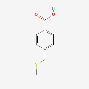 molecular formula C9H10O2S B1607672 4-[(Methylsulfanyl)methyl]benzoic acid CAS No. 67003-48-9