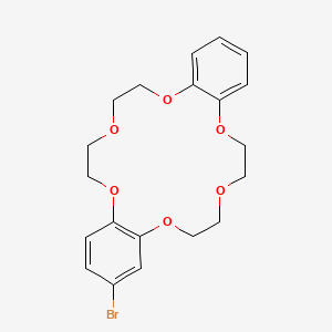 molecular formula C20H23BrO6 B1607676 11-Bromo-2,5,8,15,18,21-hexaoxatricyclo[20.4.0.09,14]hexacosa-1(26),9(14),10,12,22,24-hexaene CAS No. 87016-67-9