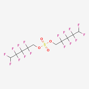 molecular formula C10H6F16O4S B1607683 Bis(2,2,3,3,4,4,5,5-octafluoropentyl) sulfate CAS No. 755-37-3