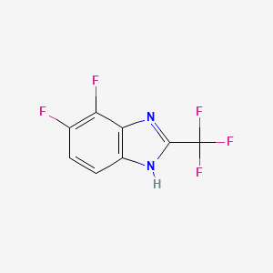 4,5-difluoro-2-(trifluoromethyl)-1H-benzimidazole