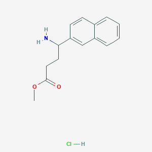 Methyl 4-amino-4-naphthalen-2-yl-butyrate hydrochloride
