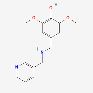 2,6-Dimethoxy-4-[(pyridin-3-ylmethylamino)methyl]phenol