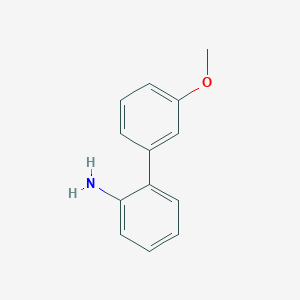 molecular formula C13H13NO B1607706 3'-Methoxy[1,1'-biphenyl]-2-amine CAS No. 38089-02-0