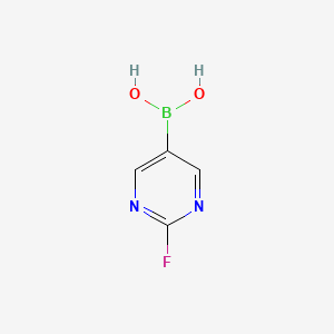 molecular formula C4H4BFN2O2 B1607719 2-Fluoropyrimidine-5-boronic acid CAS No. 1029654-42-9