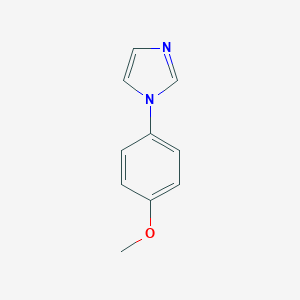 molecular formula C10H10N2O B160772 1-(4-甲氧基苯基)-1H-咪唑 CAS No. 10040-95-6