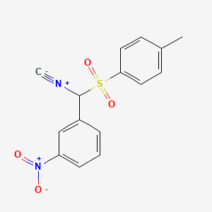 molecular formula C15H12N2O4S B1607725 1-(Isocyano(tosyl)methyl)-3-nitrobenzene CAS No. 1029104-25-3