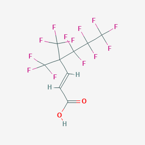 molecular formula C9H3F13O2 B1607733 (E)-5,5,6,6,7,7,7-heptafluoro-4,4-bis(trifluoromethyl)hept-2-enoic Acid CAS No. 261503-43-9
