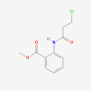 molecular formula C11H12ClNO3 B1607735 Methyl 2-[(3-chloropropanoyl)amino]benzoate CAS No. 37795-76-9