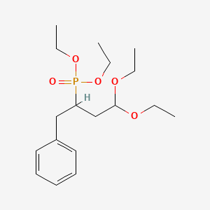 Diethyl[3,3-diethoxy-1-(phenylmethyl)propyl]phosphonate