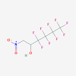 molecular formula C6H4F9NO3 B1607747 3,3,4,4,5,5,6,6,6-Nonafluoro-1-nitrohexan-2-ol CAS No. 240408-94-0