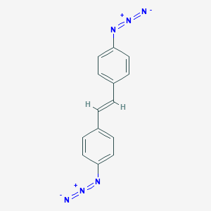 molecular formula C14H10N6 B160775 p,p'-Diazidostilbene CAS No. 10193-62-1