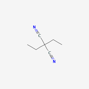 molecular formula C7H10N2 B1607750 2,2-二乙基丙二腈 CAS No. 28118-33-4