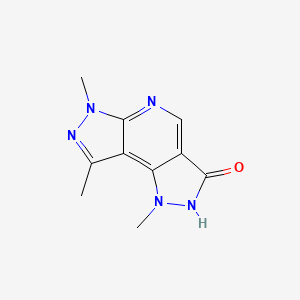 1,6,8-Trimethyl-1,2,3,6-tetrahydrodipyrazolo[3,4-b:3,4-d]pyridin-3-one