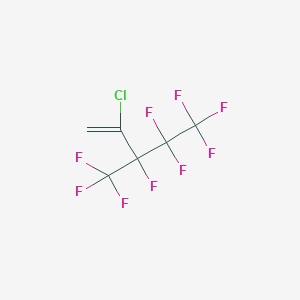 molecular formula C6H2ClF9 B1607757 2-Chloro-3,4,4,5,5,5-hexafluoro-3-(trifluoromethyl)pent-1-ene CAS No. 261503-66-6