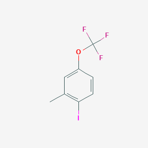 molecular formula C8H6F3IO B1607758 1-Iodo-2-methyl-4-(trifluoromethoxy)benzene CAS No. 886763-05-9