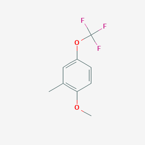 molecular formula C9H9F3O2 B1607759 1-Methoxy-2-methyl-4-(trifluoromethoxy)benzene CAS No. 887266-88-8