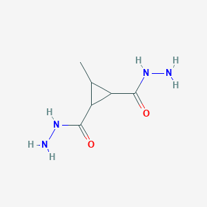 molecular formula C6H12N4O2 B1607762 3-Methylcyclopropane-1,2-dicarbohydrazide CAS No. 649550-13-0